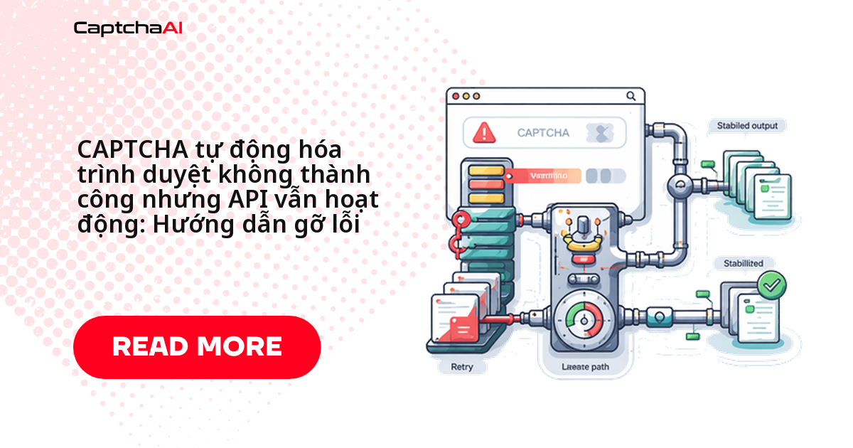 CAPTCHA tự động hóa trình duyệt không thành công nhưng API vẫn hoạt động: Hướng dẫn gỡ lỗi