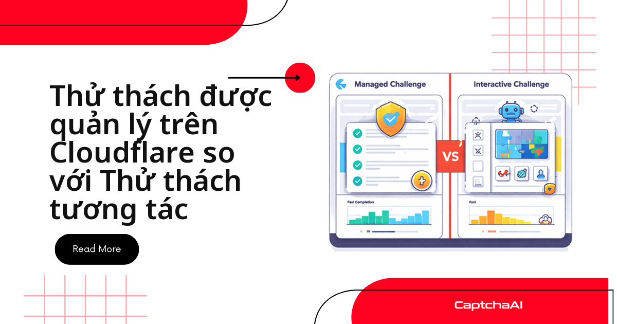 Thử thách được quản lý trên Cloudflare so với Thử thách tương tác