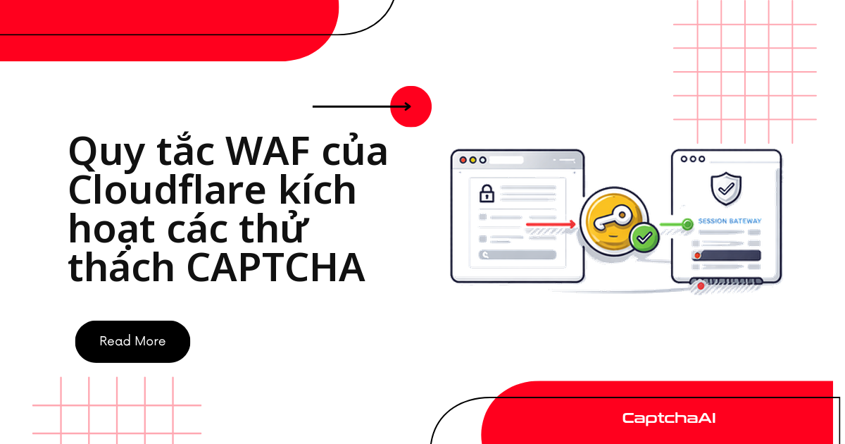 Quy tắc WAF của Cloudflare kích hoạt các thử thách CAPTCHA