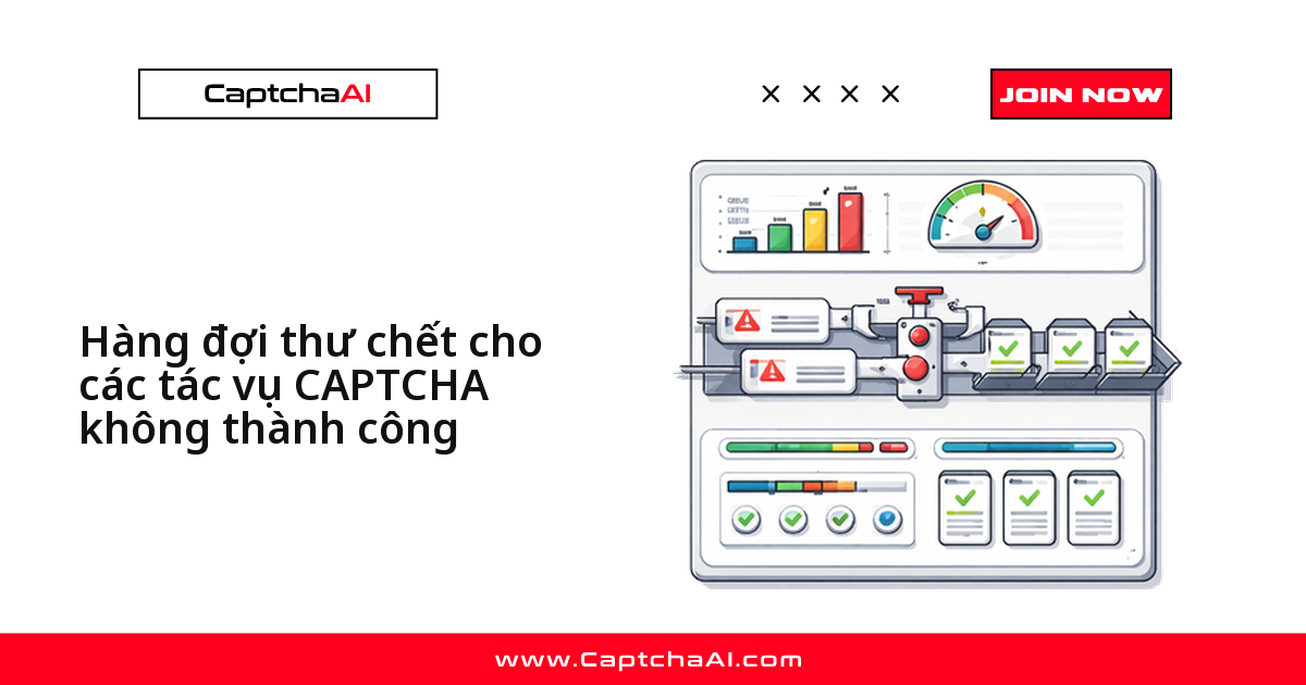 Hàng đợi thư chết cho các tác vụ CAPTCHA không thành công