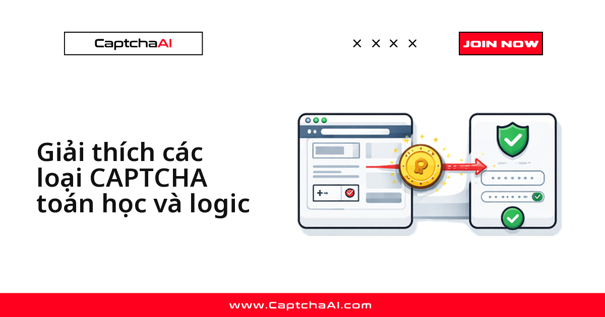 Giải thích các loại CAPTCHA toán học và logic