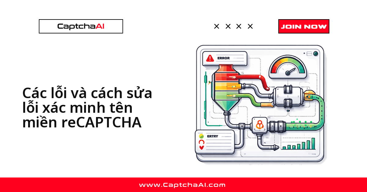 Các lỗi và cách sửa lỗi xác minh tên miền reCAPTCHA