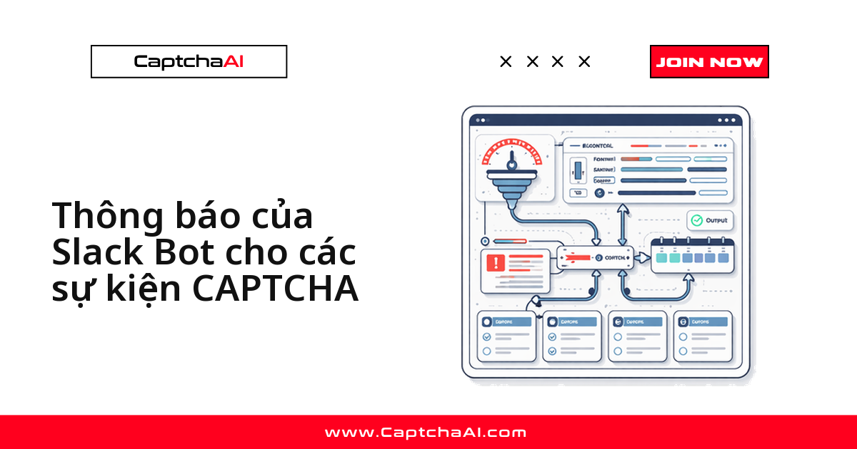 Thông báo của Slack Bot cho các sự kiện CAPTCHA