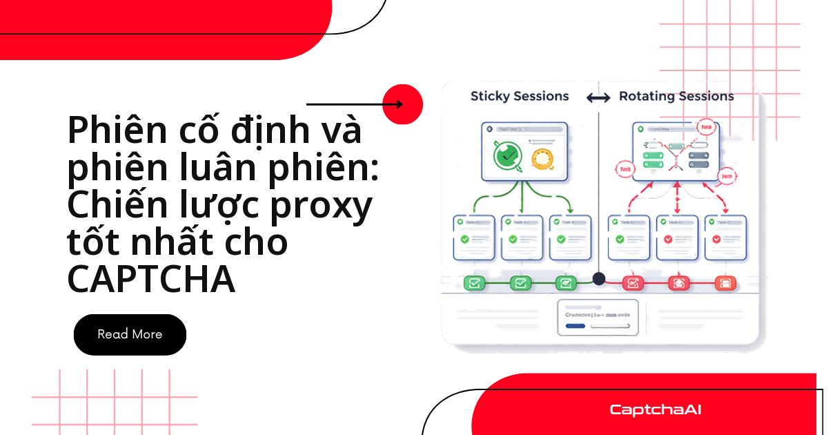 Phiên cố định và phiên luân phiên: Chiến lược proxy tốt nhất cho CAPTCHA