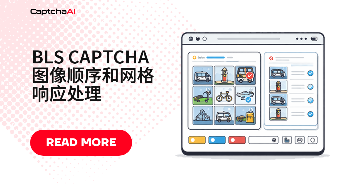 BLS CAPTCHA 图像顺序和网格响应处理