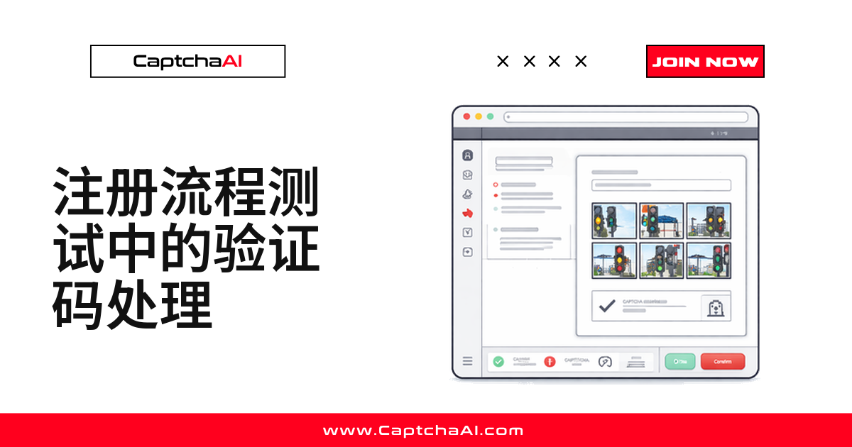 注册流程测试中的验证码处理