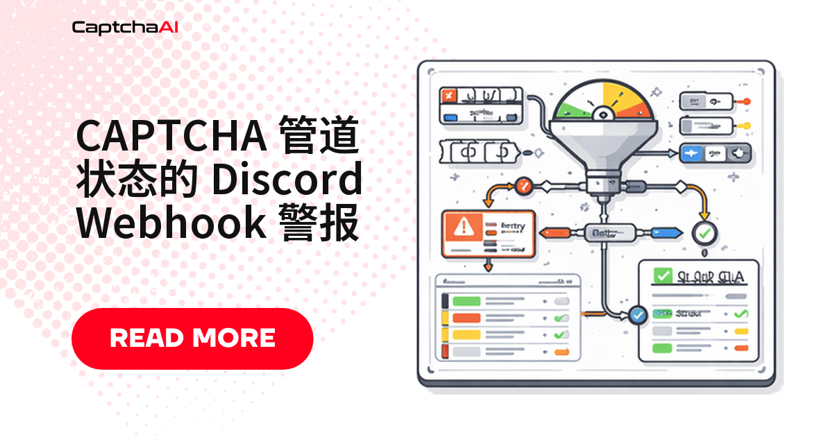 CAPTCHA 管道状态的 Discord Webhook 警报