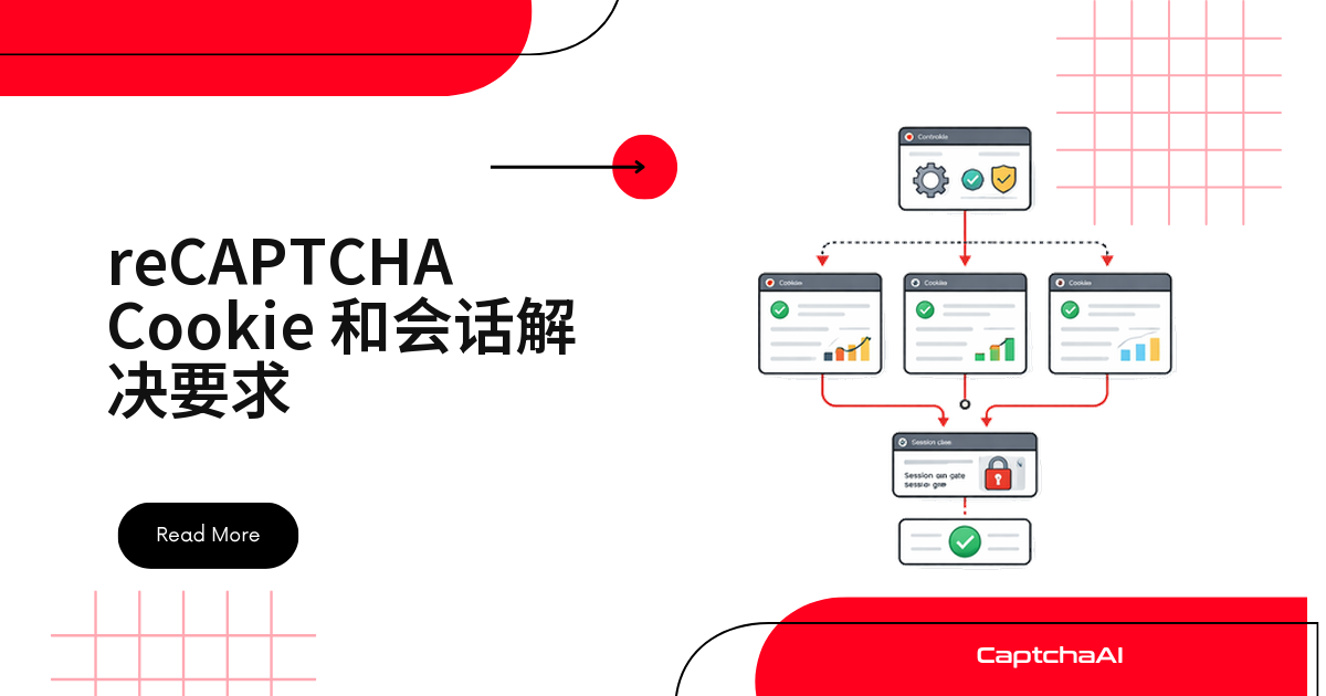 reCAPTCHA Cookie 和会话解决要求