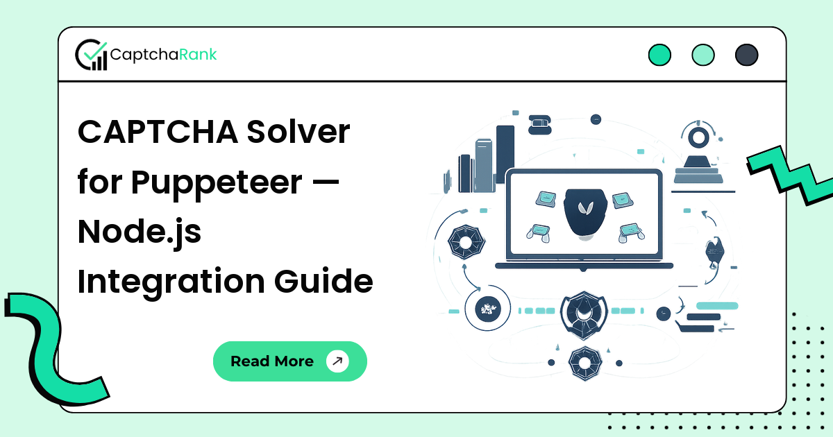 CAPTCHA Solver for Puppeteer — Node.js Integration Guide