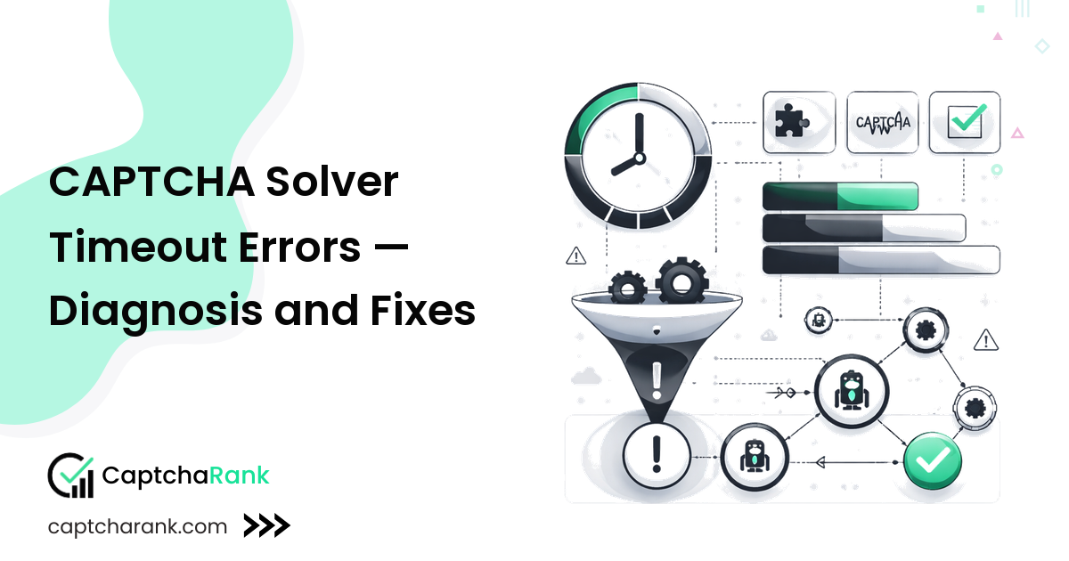 CAPTCHA Solver Timeout Errors — Diagnosis and Fixes