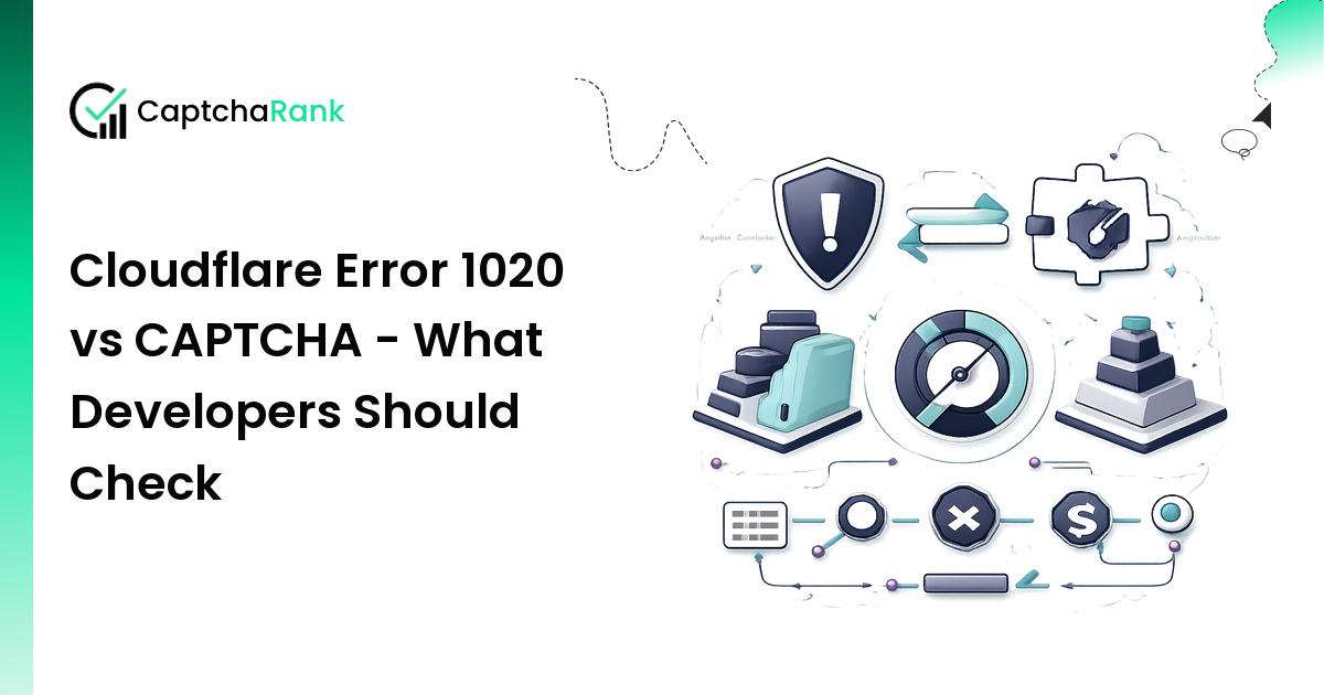 Cloudflare Error 1020 vs CAPTCHA - What Developers Should Check