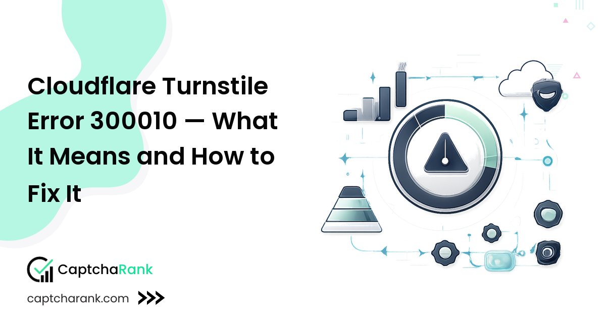 Cloudflare Turnstile Error 300010 — What It Means and How to Fix It