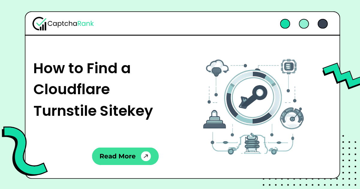 How to Find a Cloudflare Turnstile Sitekey