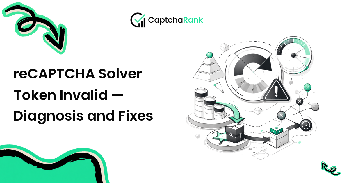 reCAPTCHA Solver Token Invalid — Diagnosis and Fixes