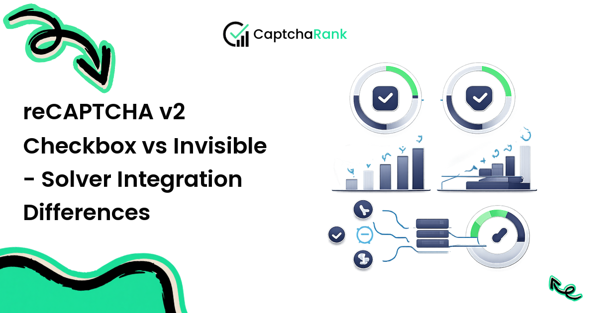 reCAPTCHA v2 Checkbox vs Invisible - Solver Integration Differences