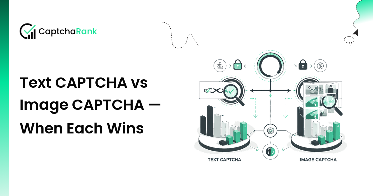 Text CAPTCHA vs Image CAPTCHA — When Each Wins