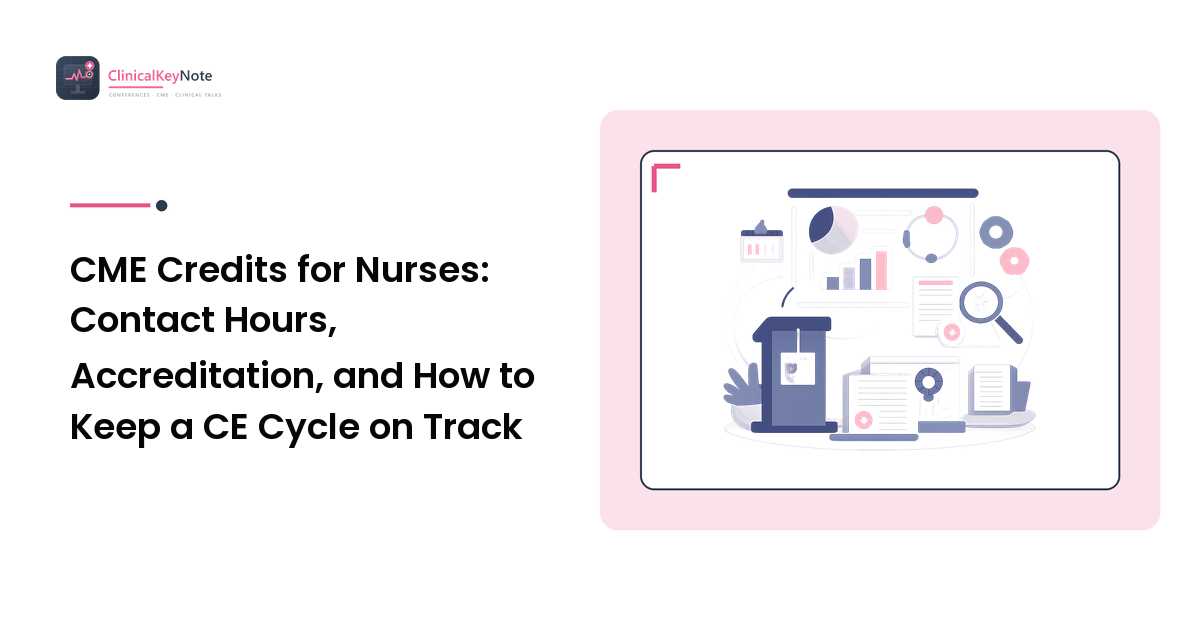 CME Credits for Nurses: Contact Hours, Accreditation, and How to Keep a CE Cycle on Track