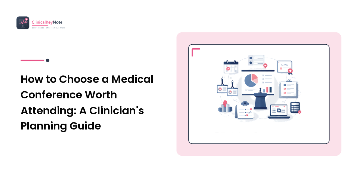 How to Choose a Medical Conference Worth Attending: A Clinician's Planning Guide