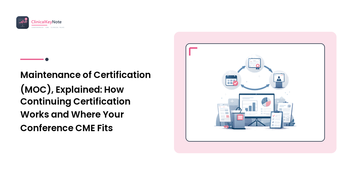 Maintenance of Certification (MOC), Explained: How Continuing Certification Works and Where Your Conference CME Fits
