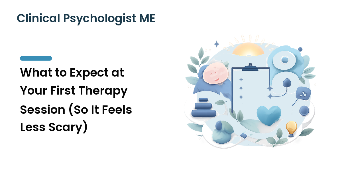 What to Expect at Your First Therapy Session (So It Feels Less Scary)