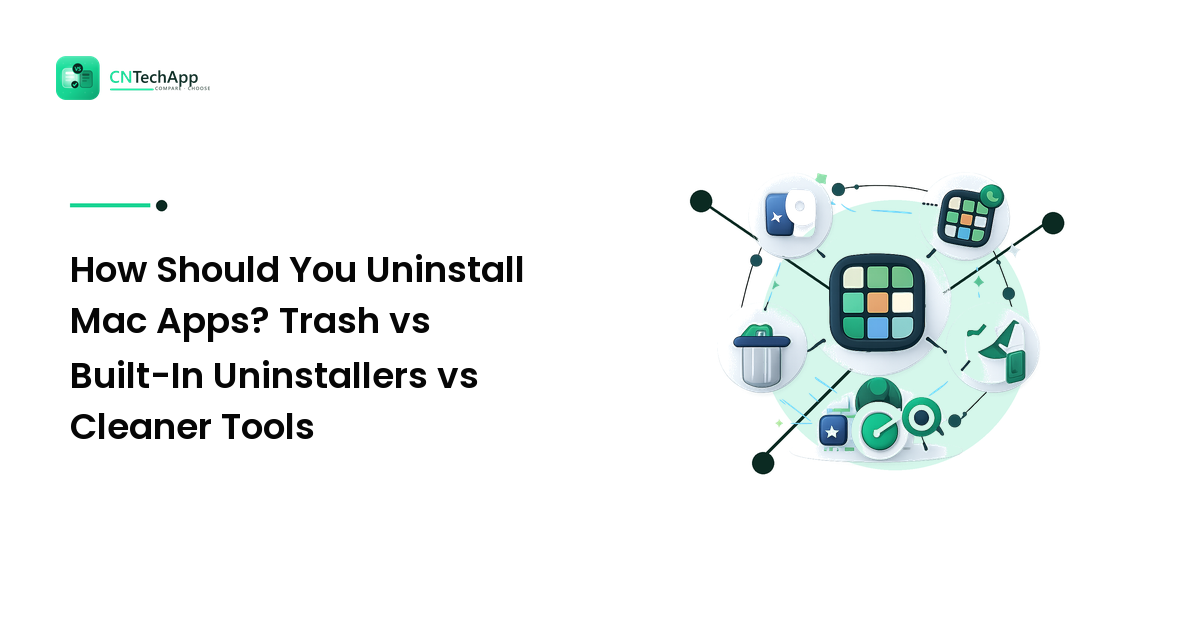 How Should You Uninstall Mac Apps? Trash vs Built-In Uninstallers vs Cleaner Tools