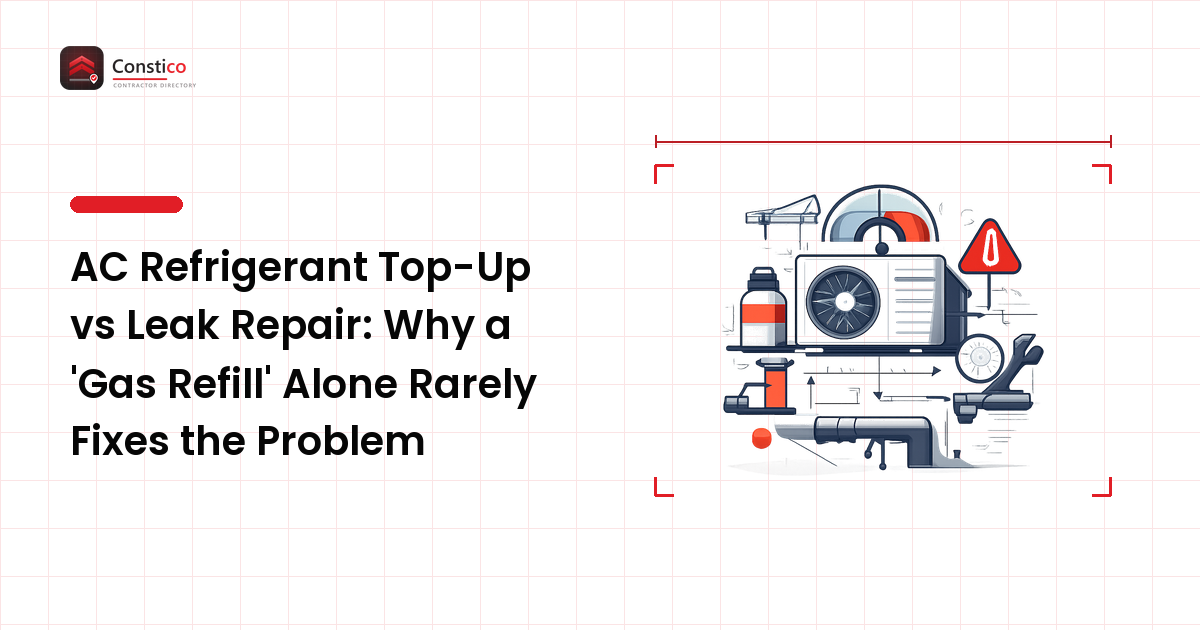 AC Refrigerant Top-Up vs Leak Repair: Why a 'Gas Refill' Alone Rarely Fixes the Problem