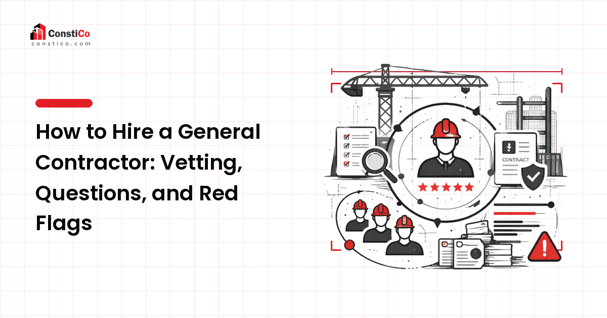 How to Hire a General Contractor: Vetting, Questions, and Red Flags