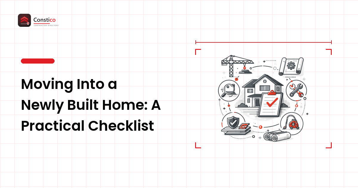 Moving Into a Newly Built Home: A Practical Checklist