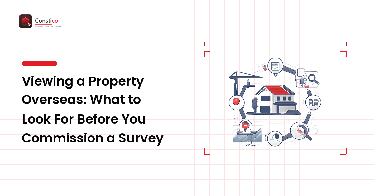 Viewing a Property Overseas: What to Look For Before You Commission a Survey
