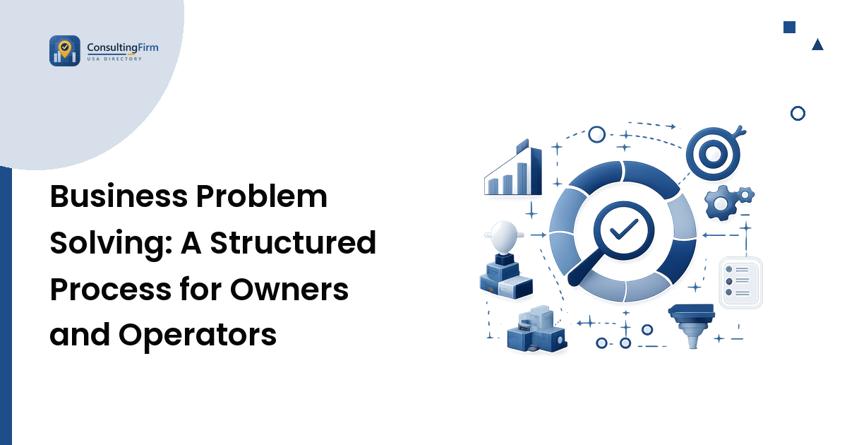 Business Problem Solving: A Structured Process for Owners and Operators