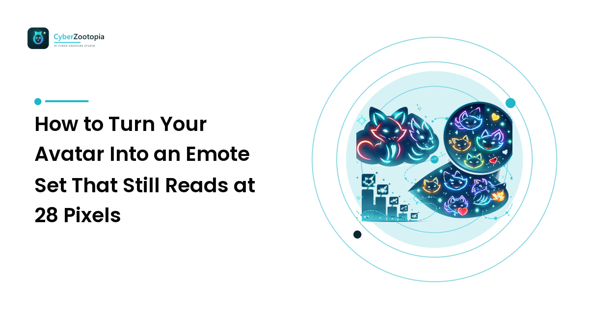How to Turn Your Avatar Into an Emote Set That Still Reads at 28 Pixels