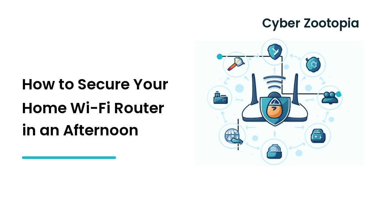 How to Secure Your Home Wi-Fi Router in an Afternoon