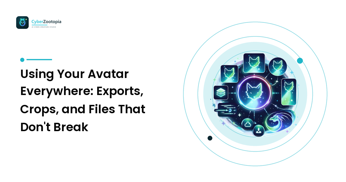 Using Your Avatar Everywhere: Exports, Crops, and Files That Don't Break