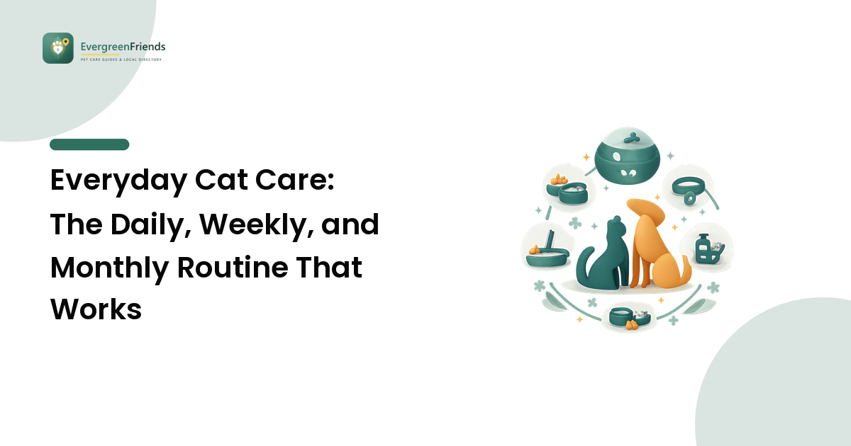 Everyday Cat Care: The Daily, Weekly, and Monthly Routine That Works
