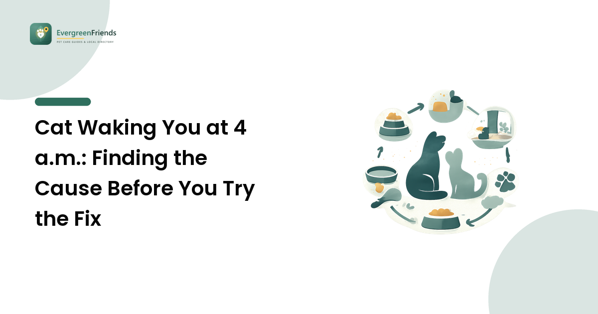 Cat Waking You at 4 a.m.: Finding the Cause Before You Try the Fix