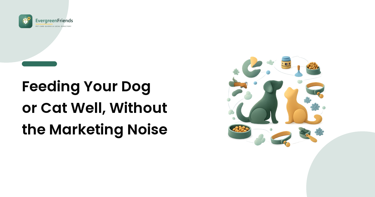 Feeding Your Dog or Cat Well, Without the Marketing Noise