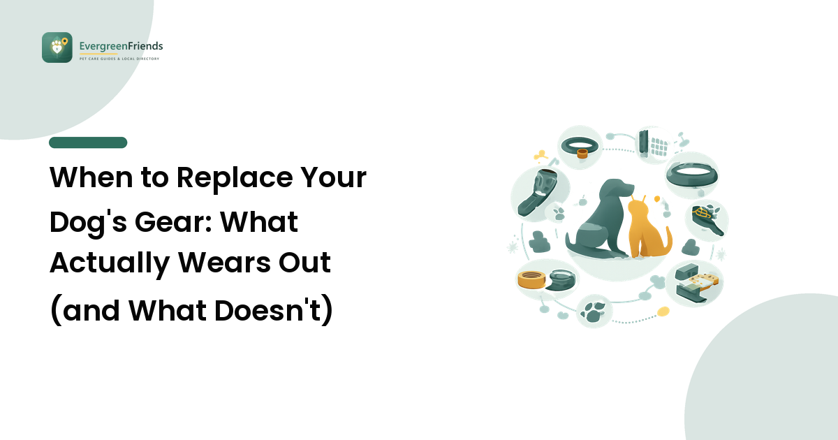 When to Replace Your Dog's Gear: What Actually Wears Out (and What Doesn't)