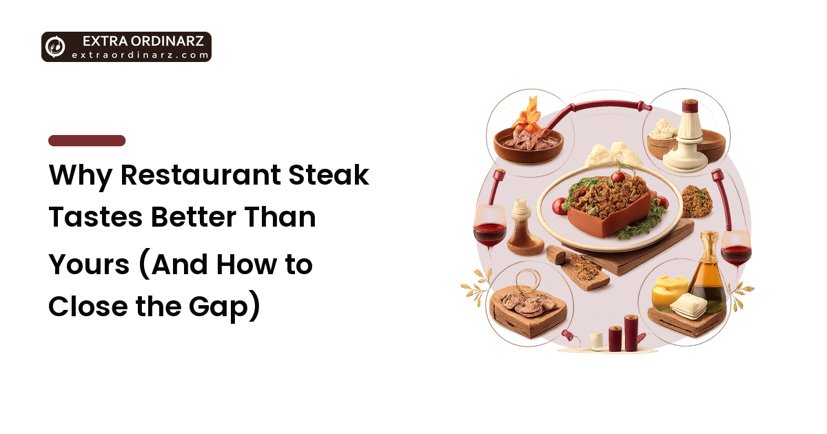 Why Restaurant Steak Tastes Better Than Yours (And How to Close the Gap)
