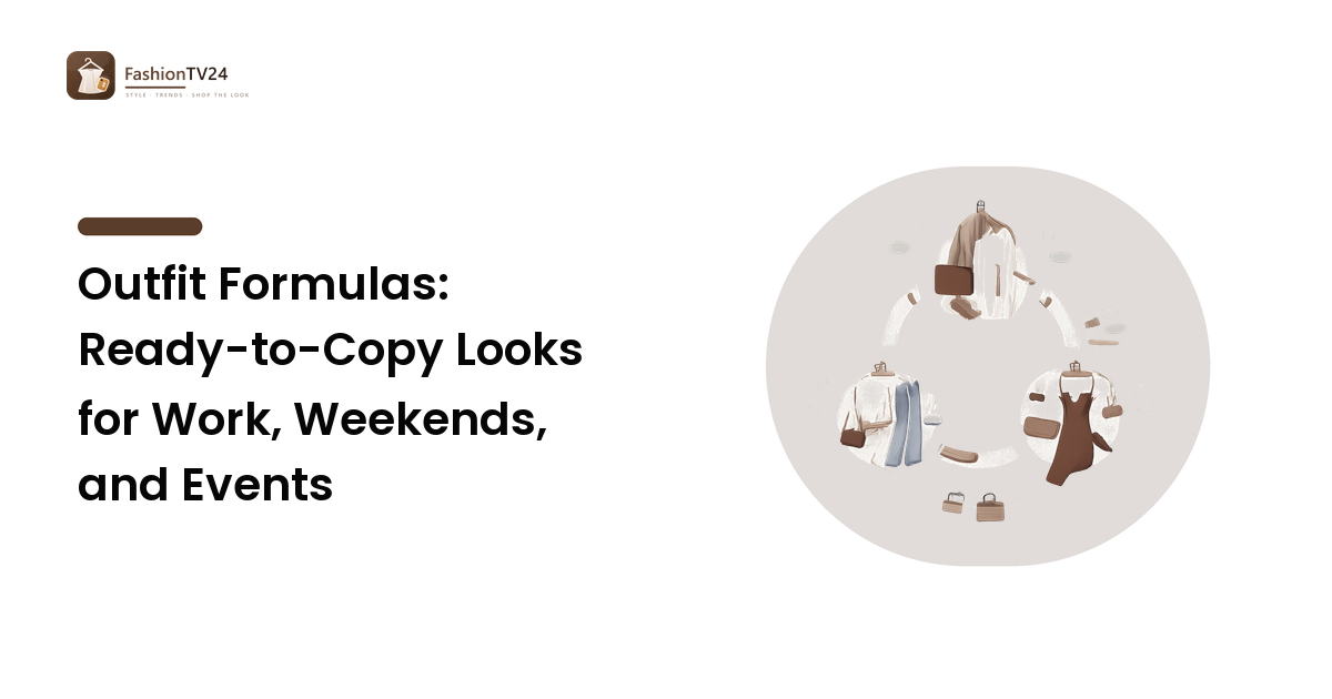 Outfit Formulas: Ready-to-Copy Looks for Work, Weekends, and Events