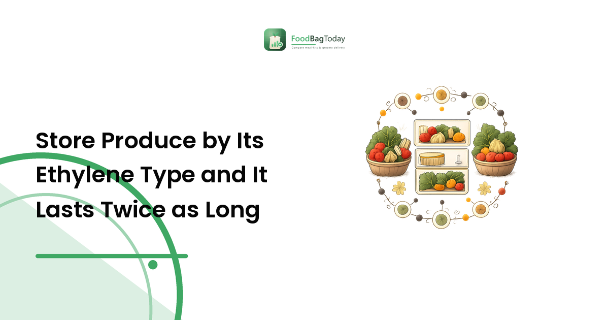 Store Produce by Its Ethylene Type and It Lasts Twice as Long