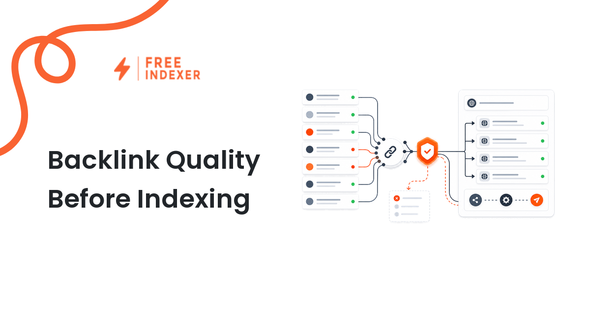 Backlink Quality Before Indexing