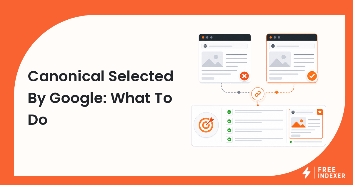 Canonical Selected By Google: What To Do