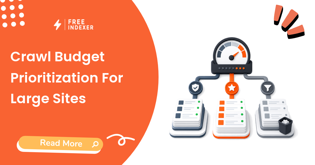 Crawl Budget Prioritization For Large Sites
