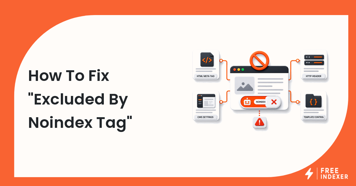 How To Fix "Excluded By Noindex Tag"