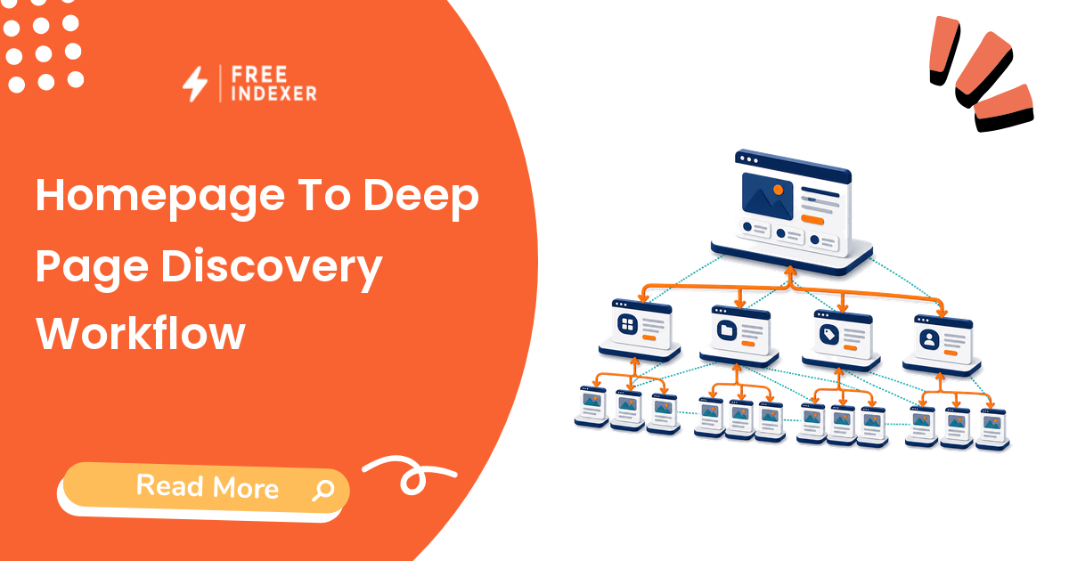 Homepage To Deep Page Discovery Workflow