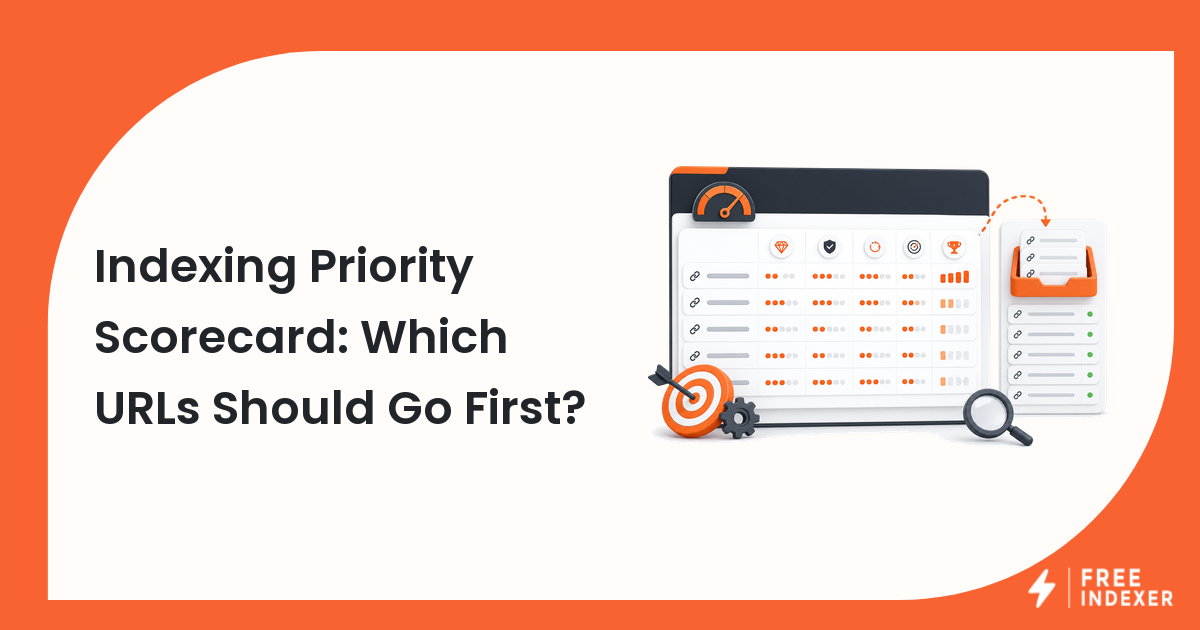 Indexing Priority Scorecard: Which URLs Should Go First?