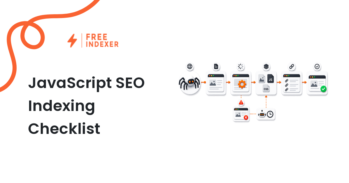 JavaScript SEO Indexing Checklist