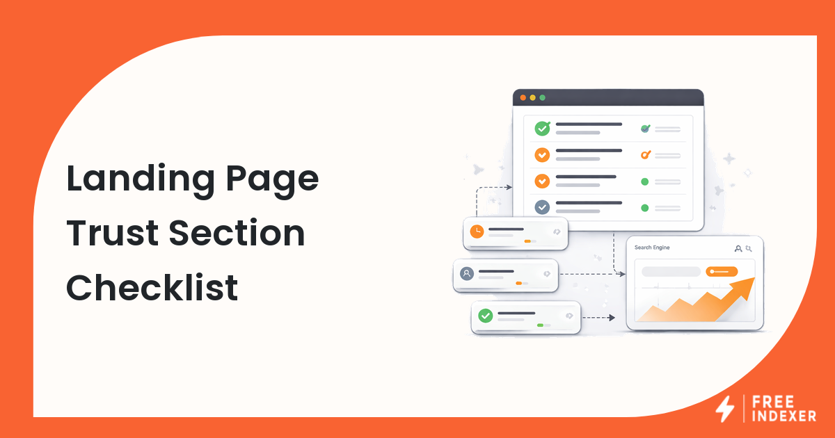 Landing Page Trust Section Checklist