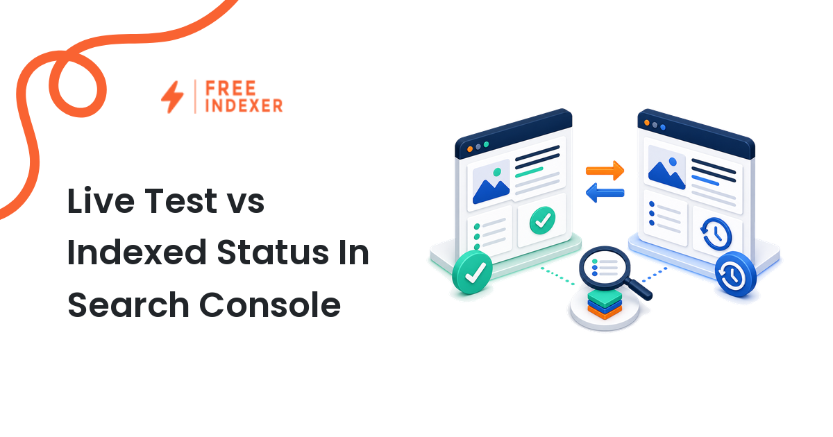 Live Test vs Indexed Status In Search Console