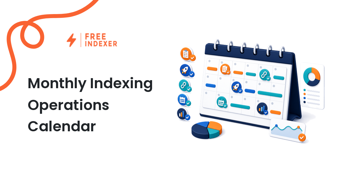 Monthly Indexing Operations Calendar